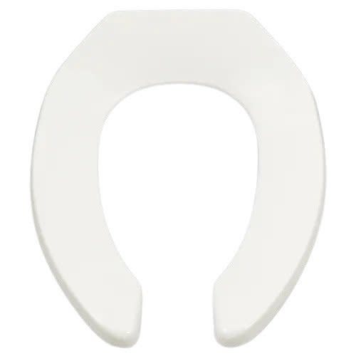 American Standard Elongated Open Front Toilet Seat in White